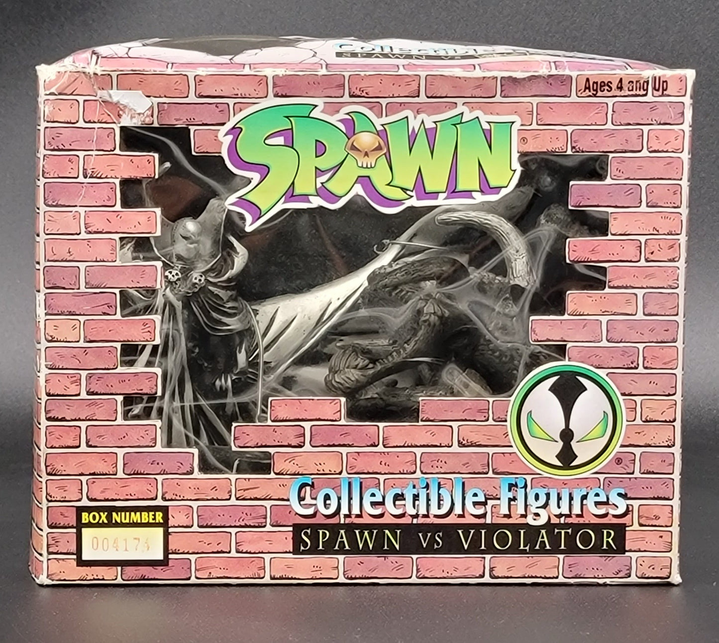 Spawn vs Violator Collectible Figure (damaged/repairable) numbered 4174