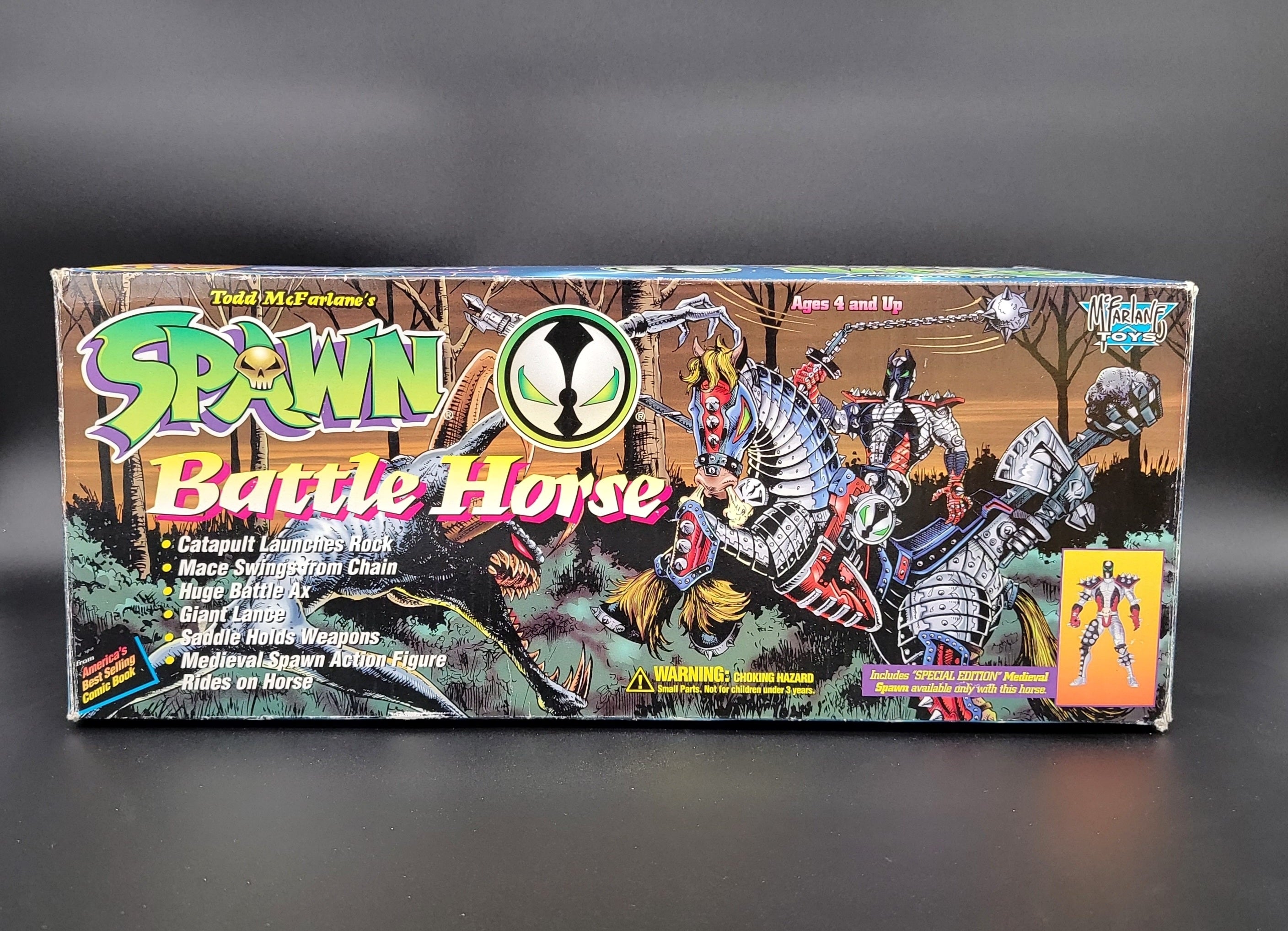 Battle Horse with Medieval Spawn (Open) – Uncanny Toys & More