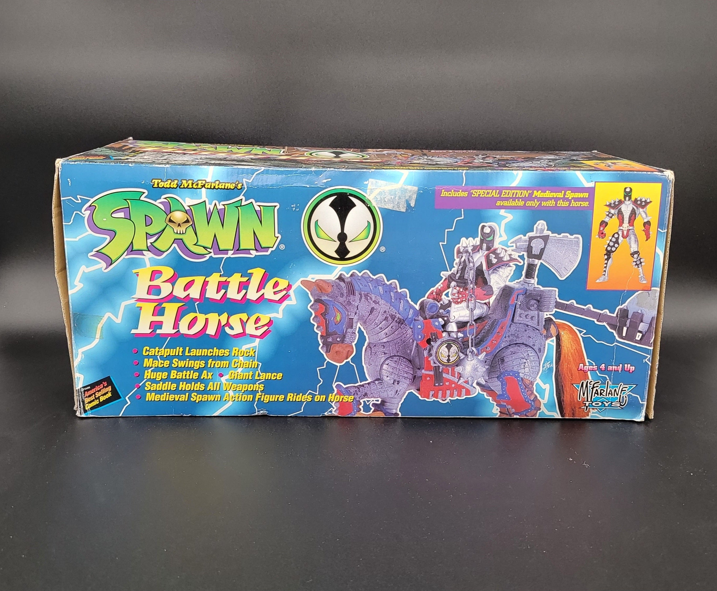 Battle Horse with Medieval Spawn (Open) – Uncanny Toys & More