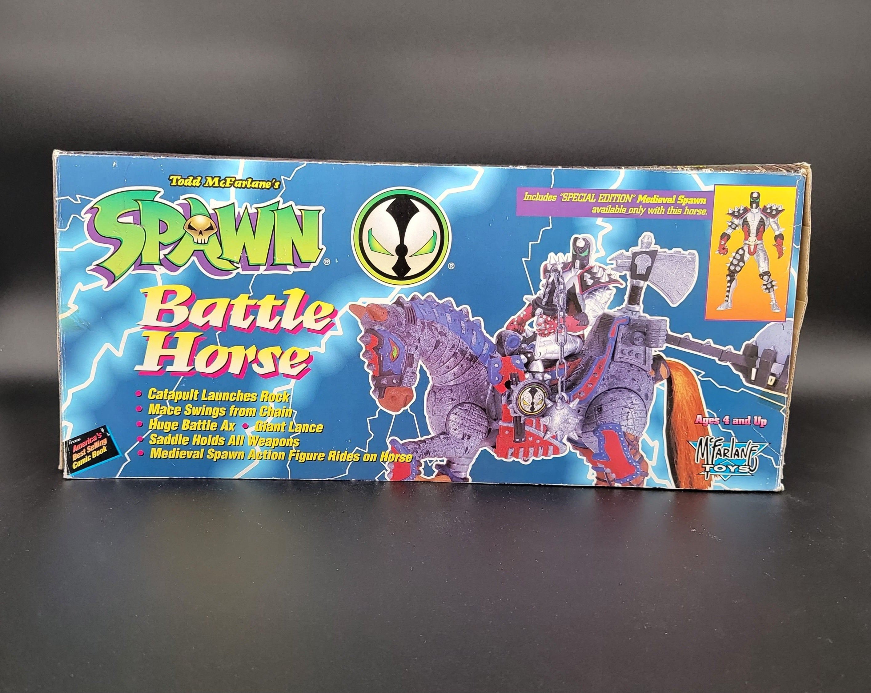 Battle Horse with Medieval Spawn (Open) – Uncanny Toys & More