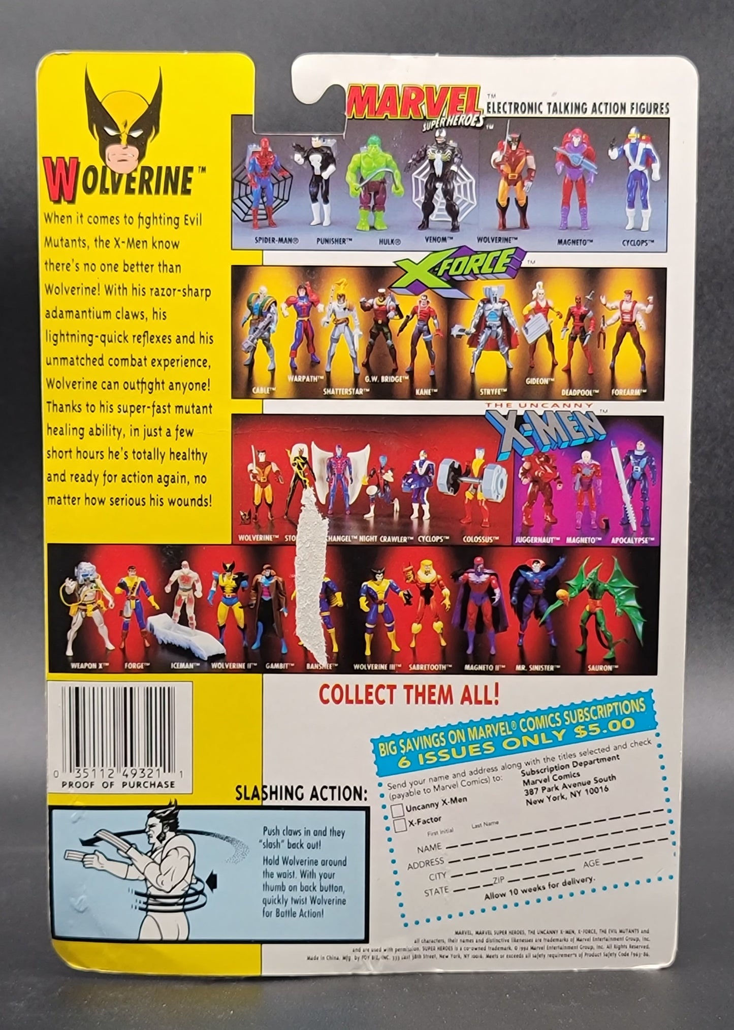Wolverine 3rd Ed. 1993 Toybiz