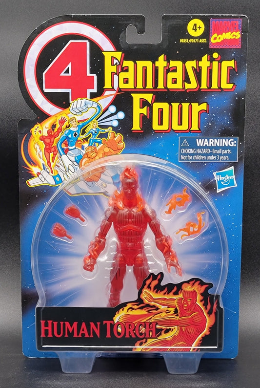 Human Torch Hasbro retro Fantastic Four