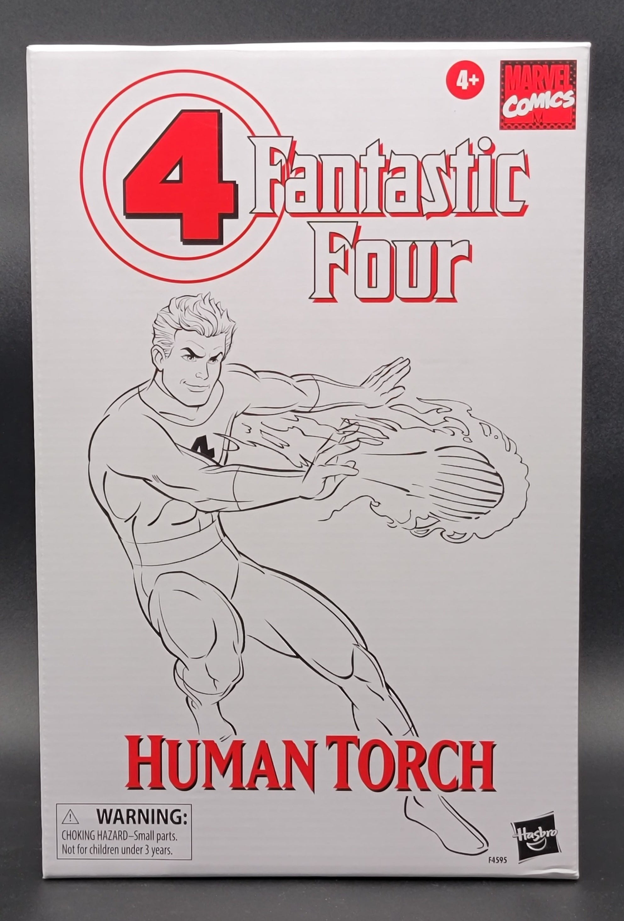 Human Torch Hasbro retro Fantastic Four variant