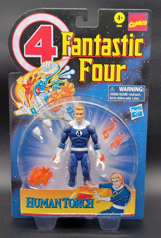 Human Torch Hasbro retro Fantastic Four variant