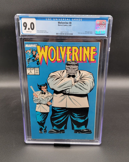 Wolverine #8 1989 CGC 9.0