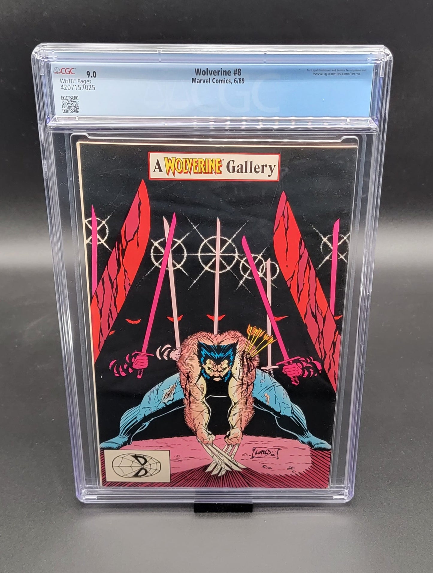 Wolverine #8 1989 CGC 9.0