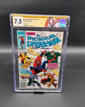 The Spectacular Spider-Man #169 1990 CGC SS 7.5 signed by Bob Sharen