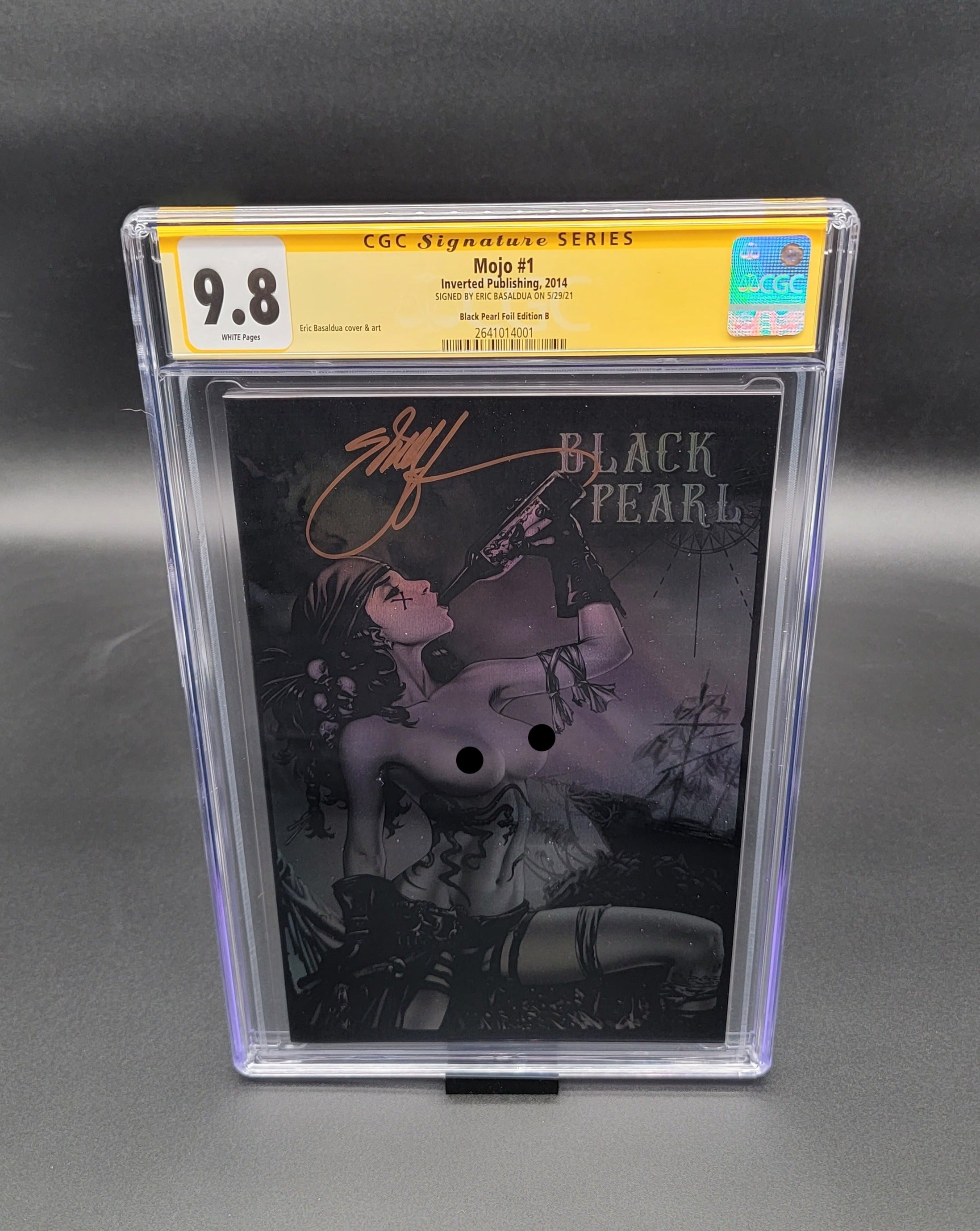 Mojo #1 BP Foil Ed. B CGC SS 9.8 signed by Ebas
