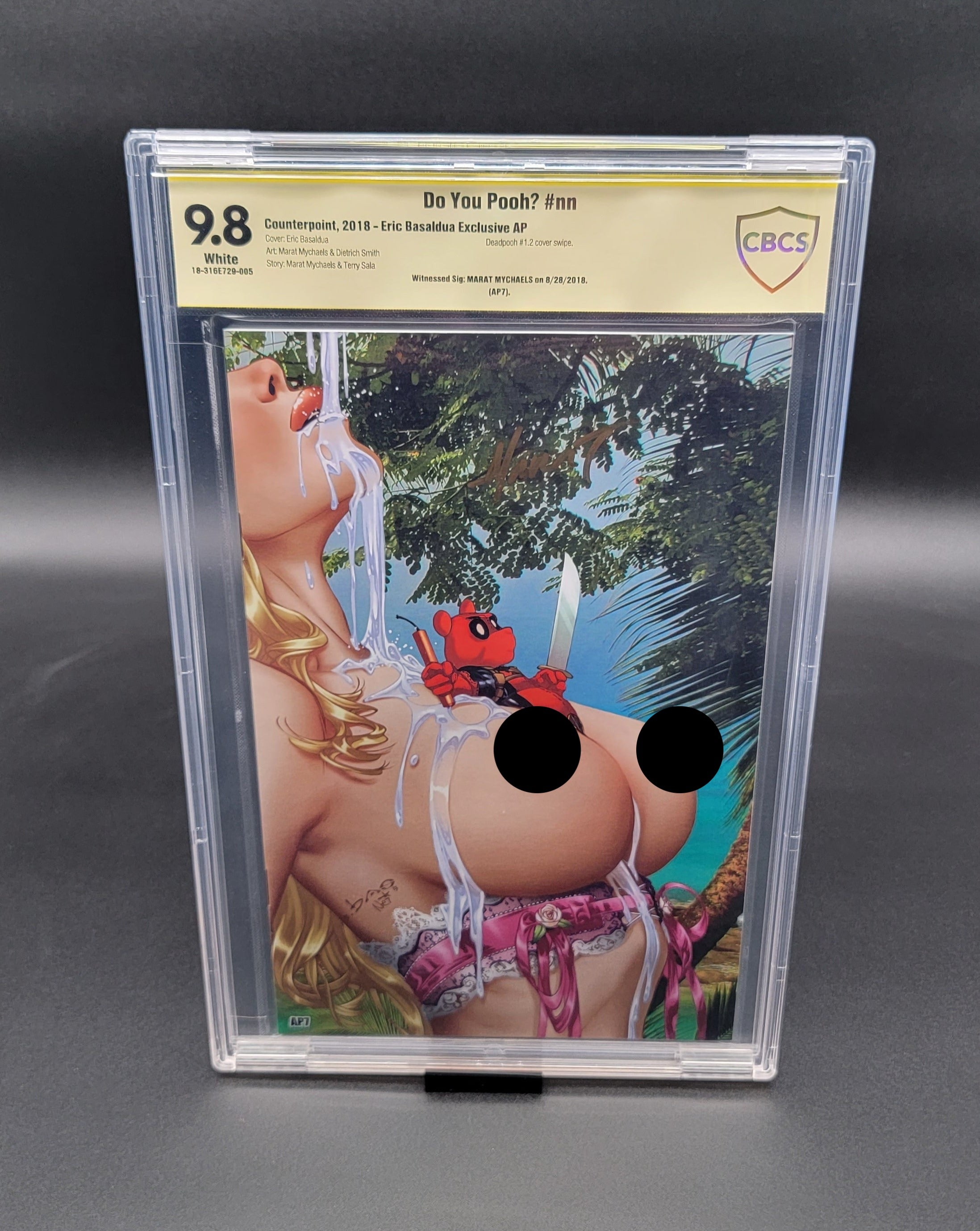 Do You Pooh #nn AP7 Ebas exclusive AP CBCS SS 9.8 signed by Marat Mychaels
