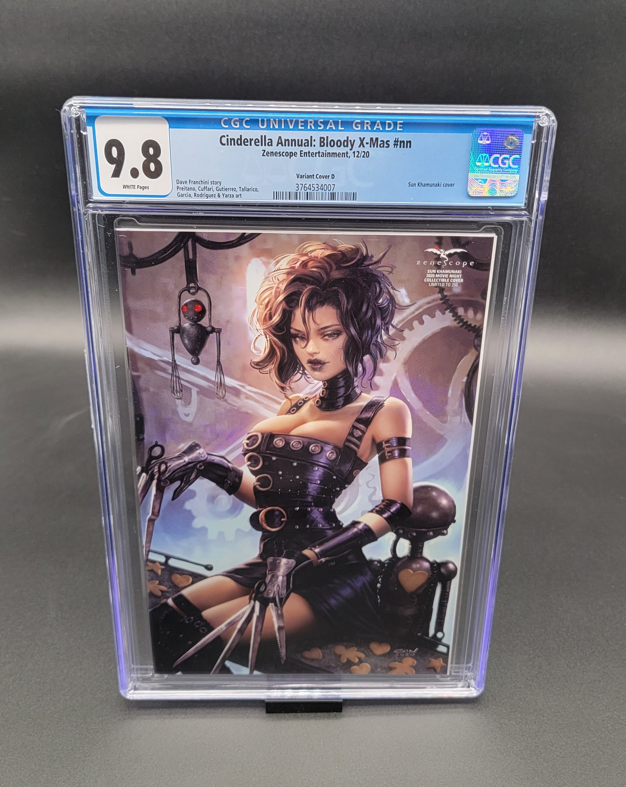 Cinderella Annual: Bloody X-Mas #nn CGC 9.8 variant cover D