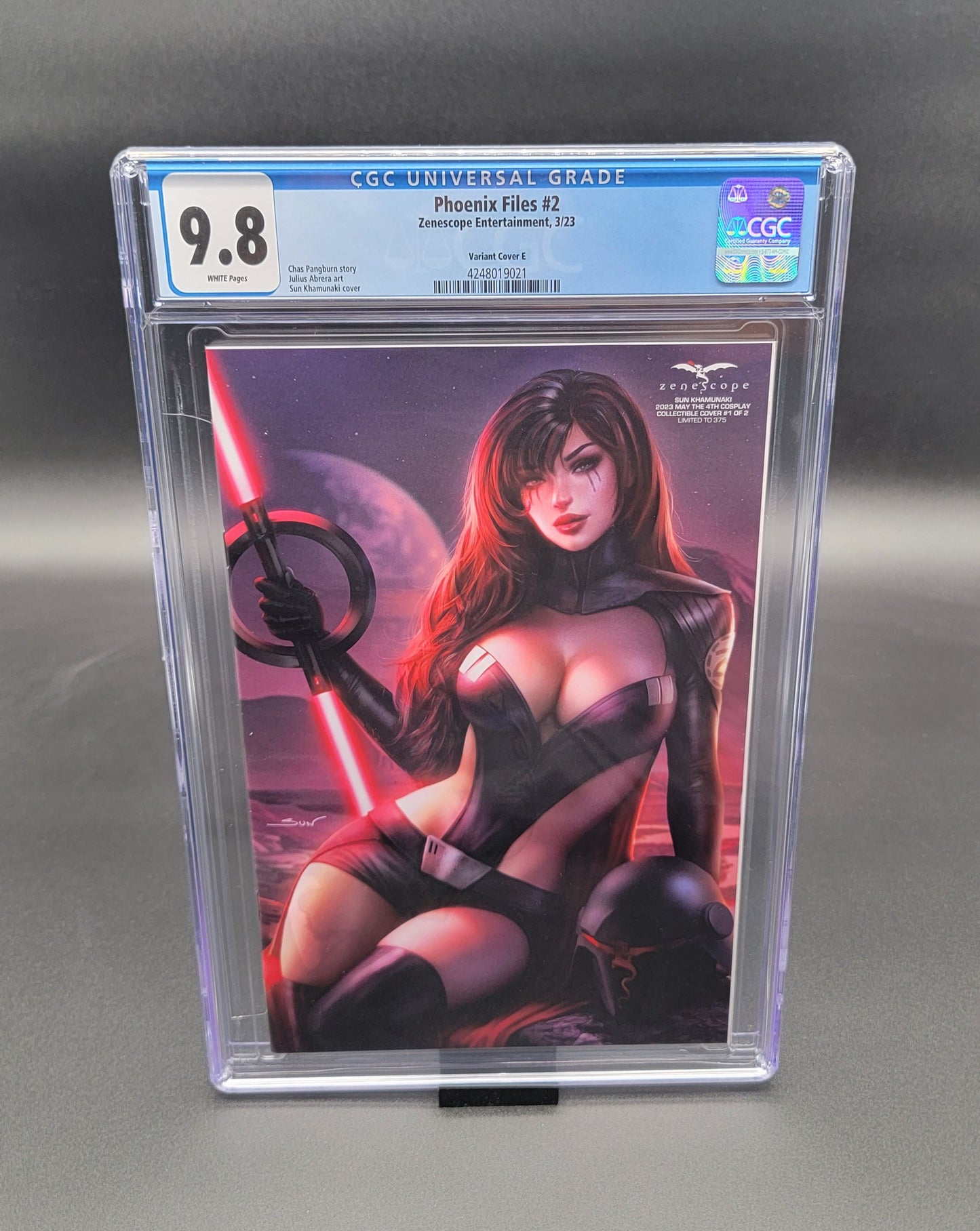 Phoenix Files #2 CGC 9.8 variant cover E