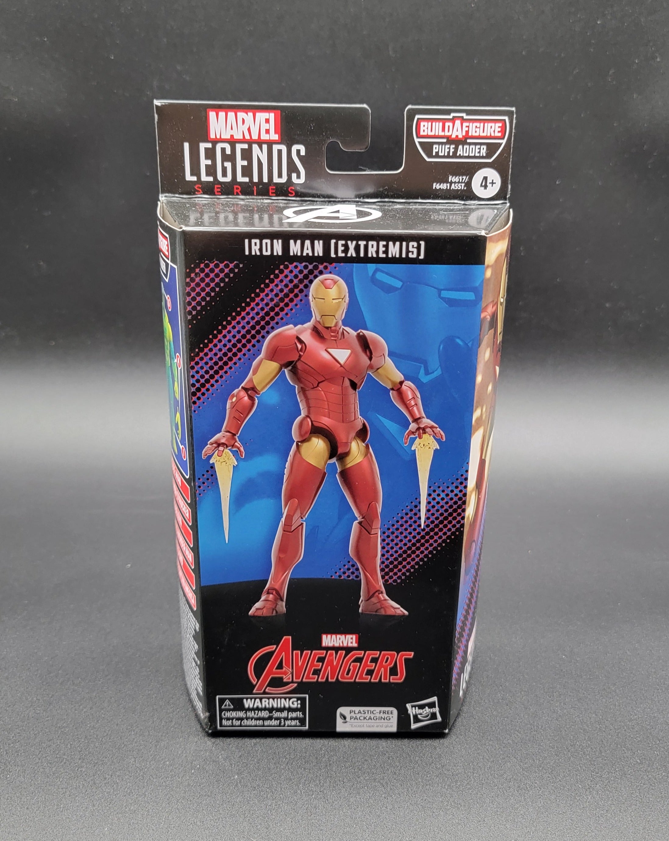 Iron Man (Extremis) Marvel Legends Avengers BAF Puff Adder
