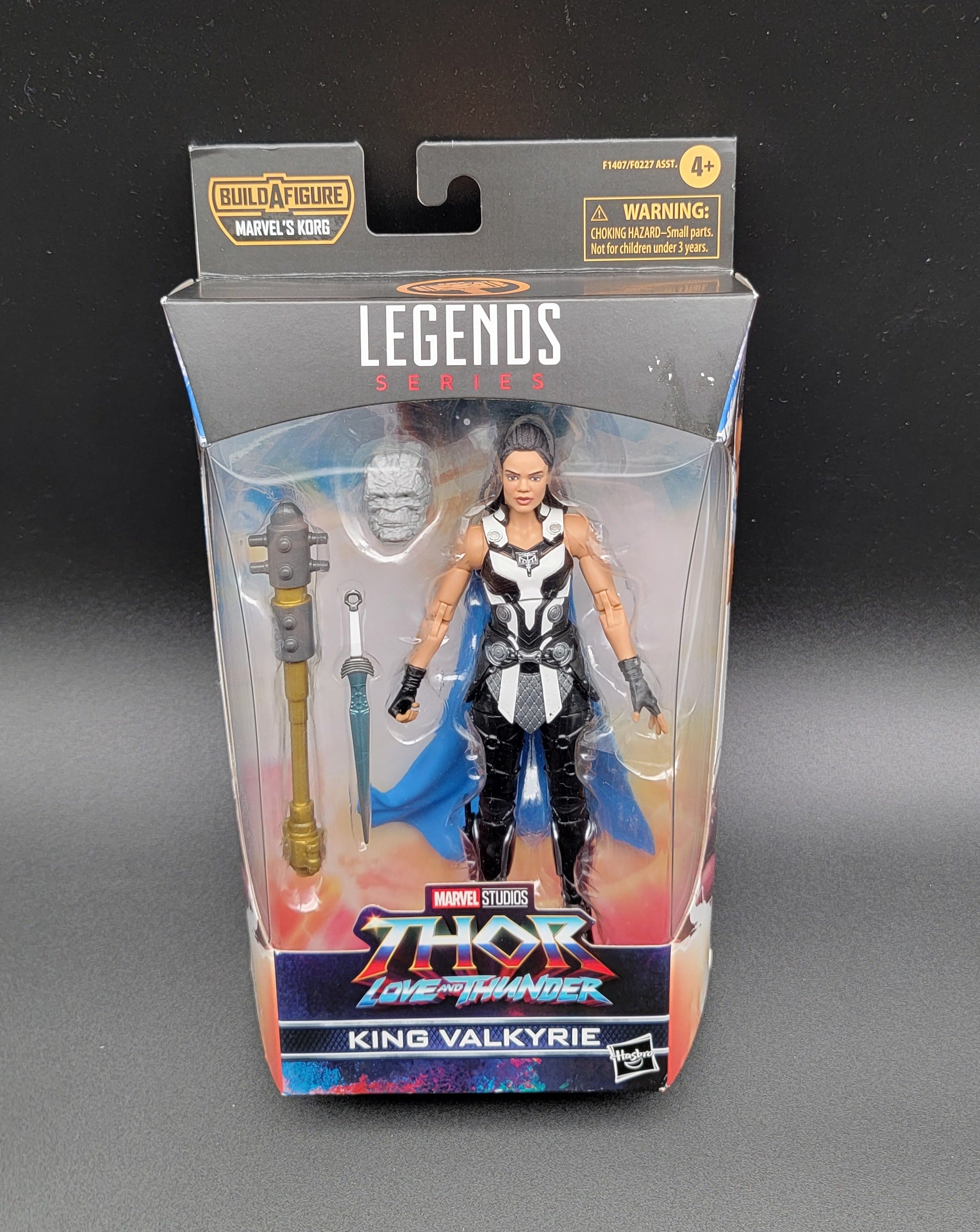 King Valkyrie Marvel Legends Thor Love and Thunder BAF Korg