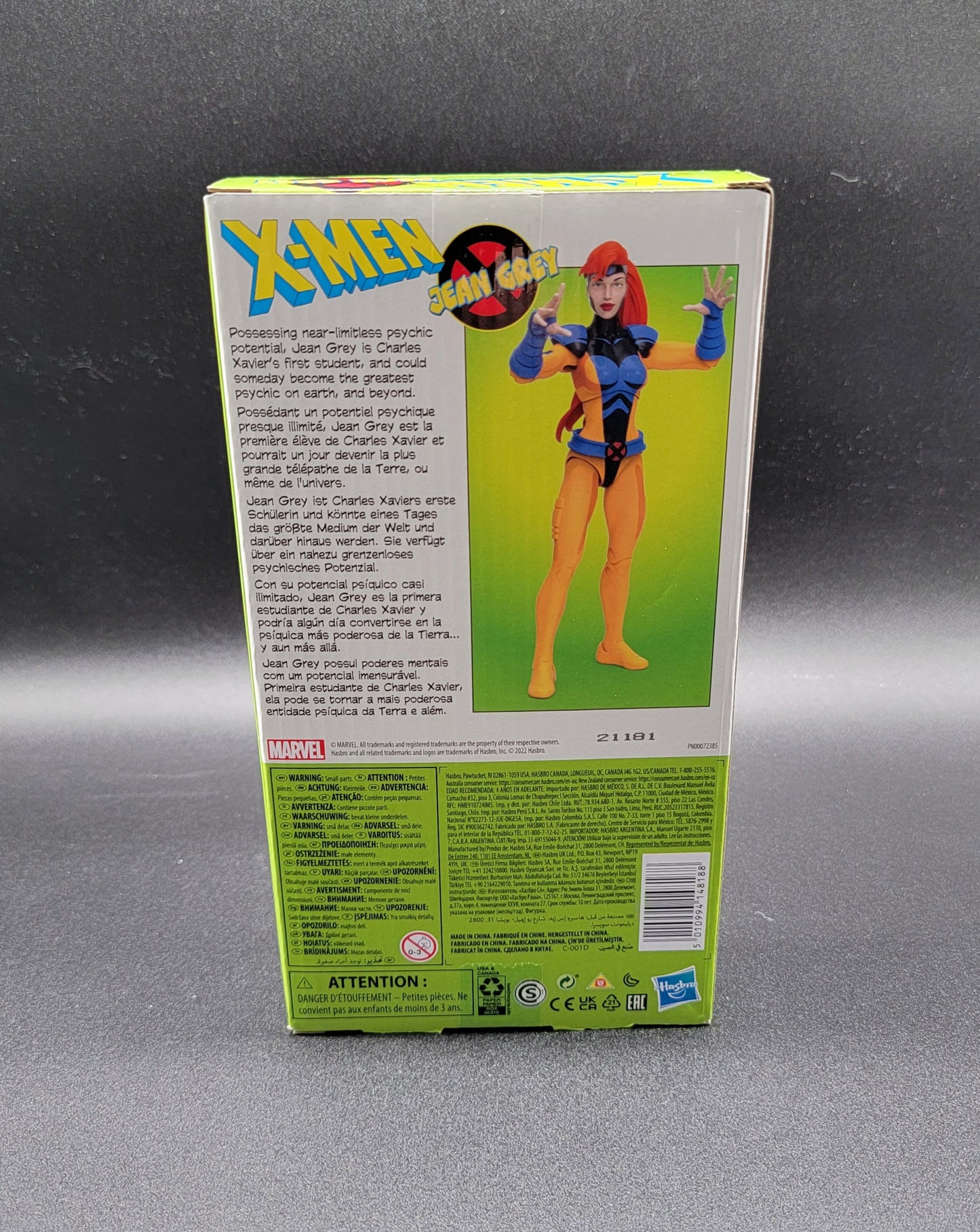 Jean Grey X-Men Aminated VHS packaging
