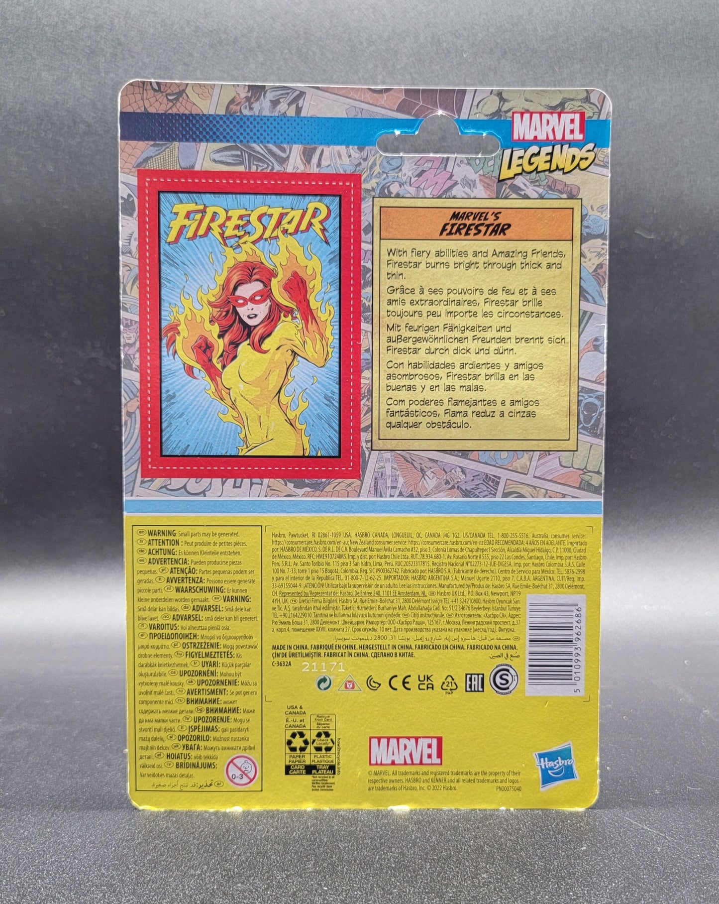 Fire Star Marvel Legends Hasbro Kenner retro 375