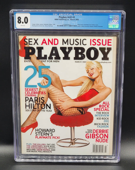 Playboy V52 #3 March 2005 CGC 8.0