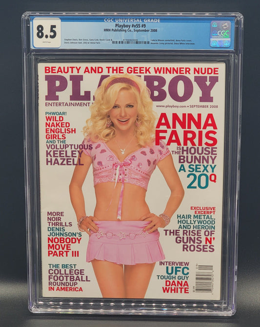 Playboy V55 #9 September 2008 CGC 8.5