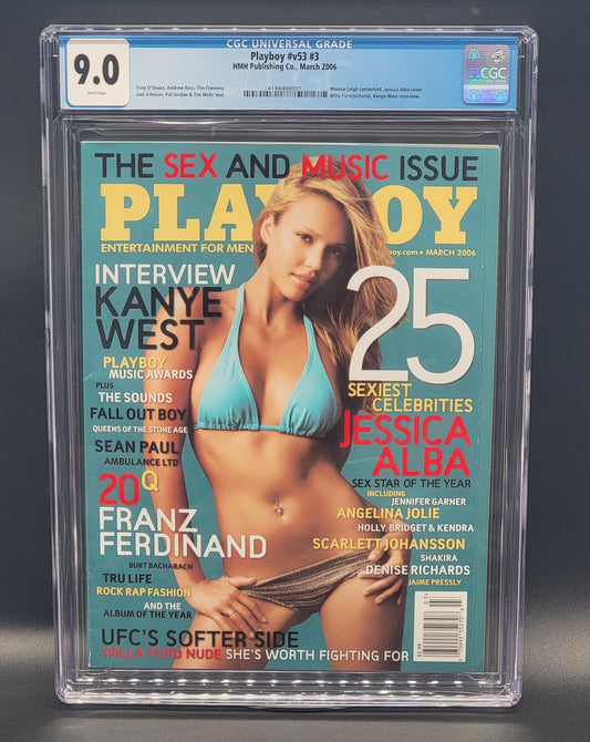 Playboy V53 #3 March 2006 CGC 9.0