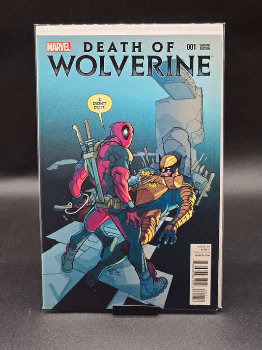 Death of Wolverine #1 (2014) variant edition Deadpool