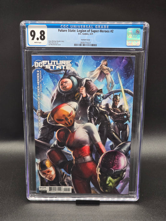 Future State: Legion of Super-Heroes #2 2021 CGC 9.8 (variant cover)