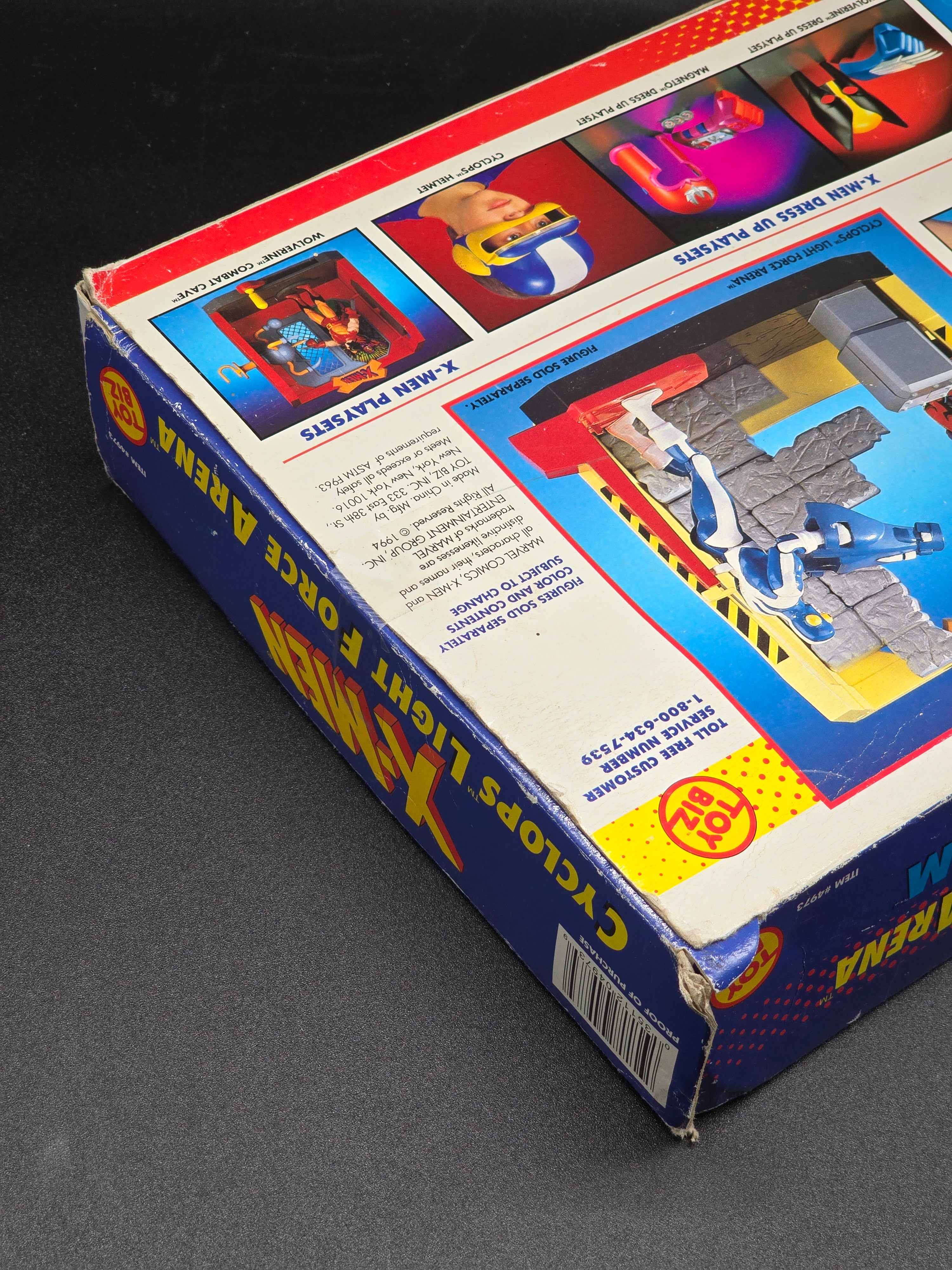 Cyclops Light Force Arena X-Men Danger Room Playset 1994 Toybiz