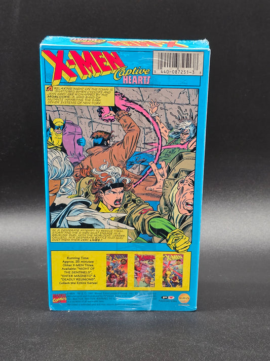 X-Men Captive Hearts Animated series VHS #4 S1 E5 (sealed)
