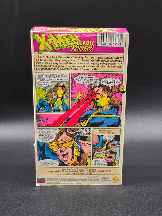X-Men Deadly Reunions Animated series VHS #3 S1 E4 (sealed)