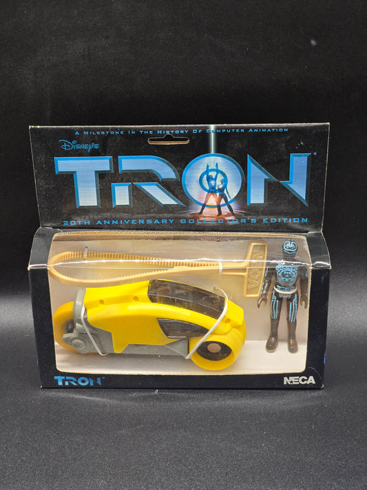 Light Cycle Yellow with Tron, Disney's Tron 20th Anniversary Collector's Edition