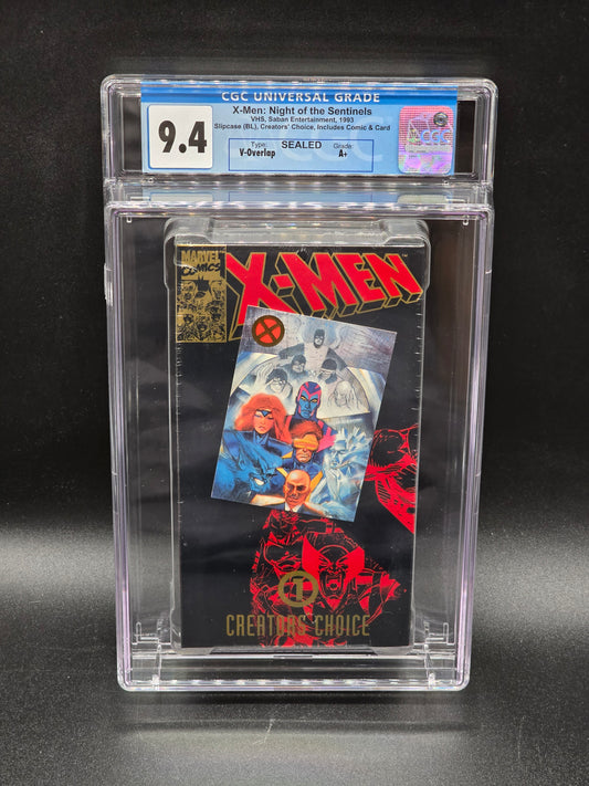 X-Men Night of the Sentinels Animated series Pizza Hut VHS Collectors Choice 1 (sealed) CGC 9.4