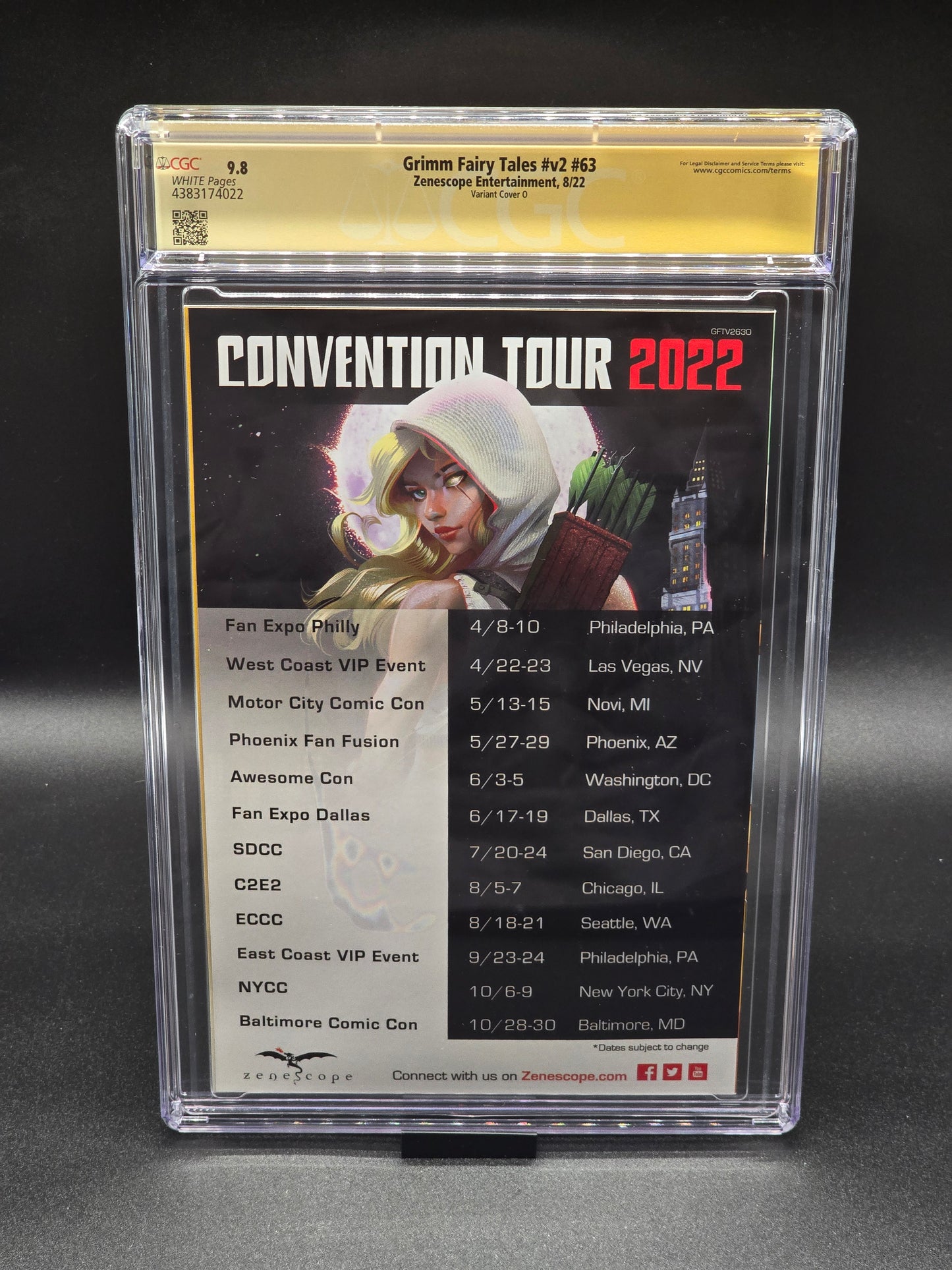 2022 New York Comic Con Cosplay connecting cover set CGC SS 9.8 signed by Elias Chatzoudis