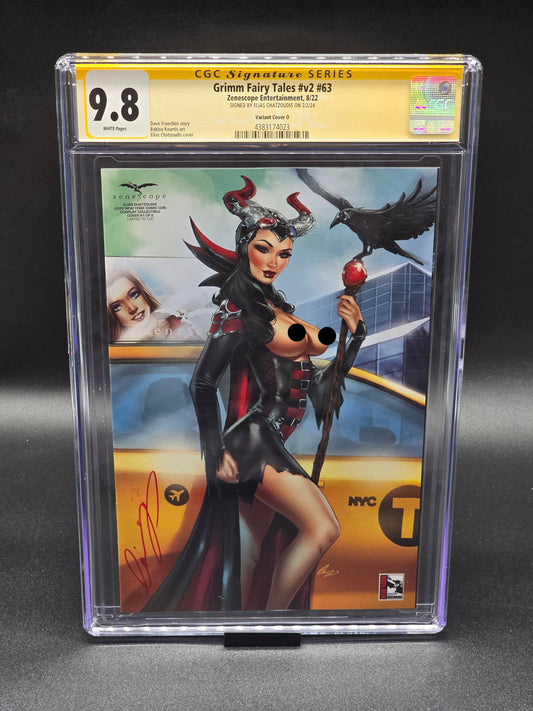 Grimm Fairy Tales #v2 #63 CGC SS 9.8 (variant cover O) signed by Elias Chatzoudis