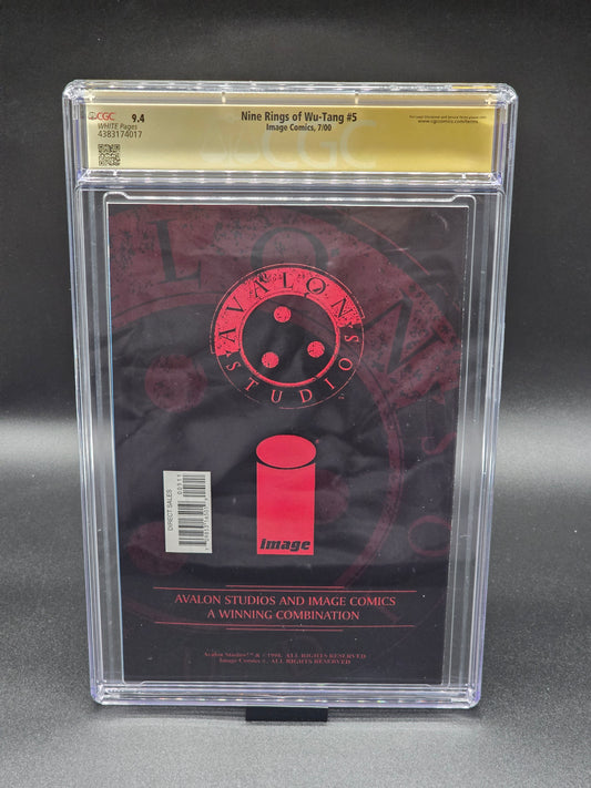 Nine Rings of Wu-Tang #5 7/00 CGC SS 9.4 Signed by Clayton Henry