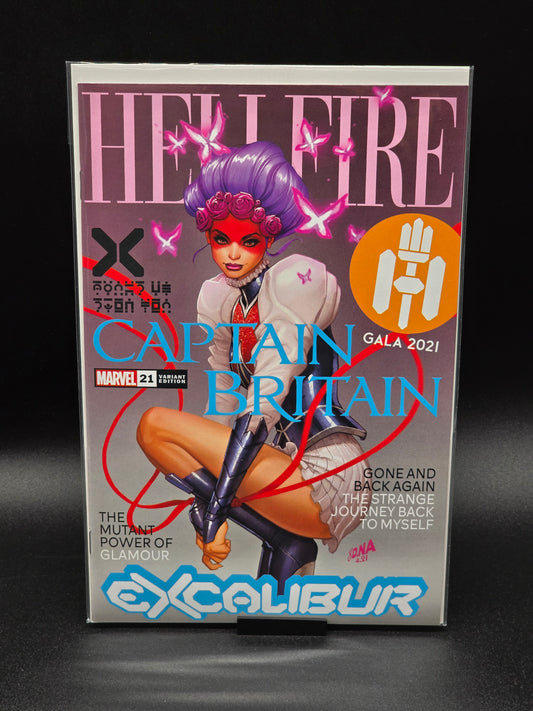 Excalibur #21 Hellfire Gala variant edition Captain Britain (David Nakayama cover)