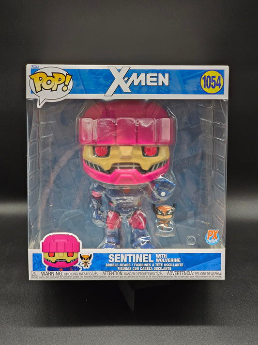 X-Men Sentinel with Wolverine Jumbo 10-Inch Pop! Vinyl #1054