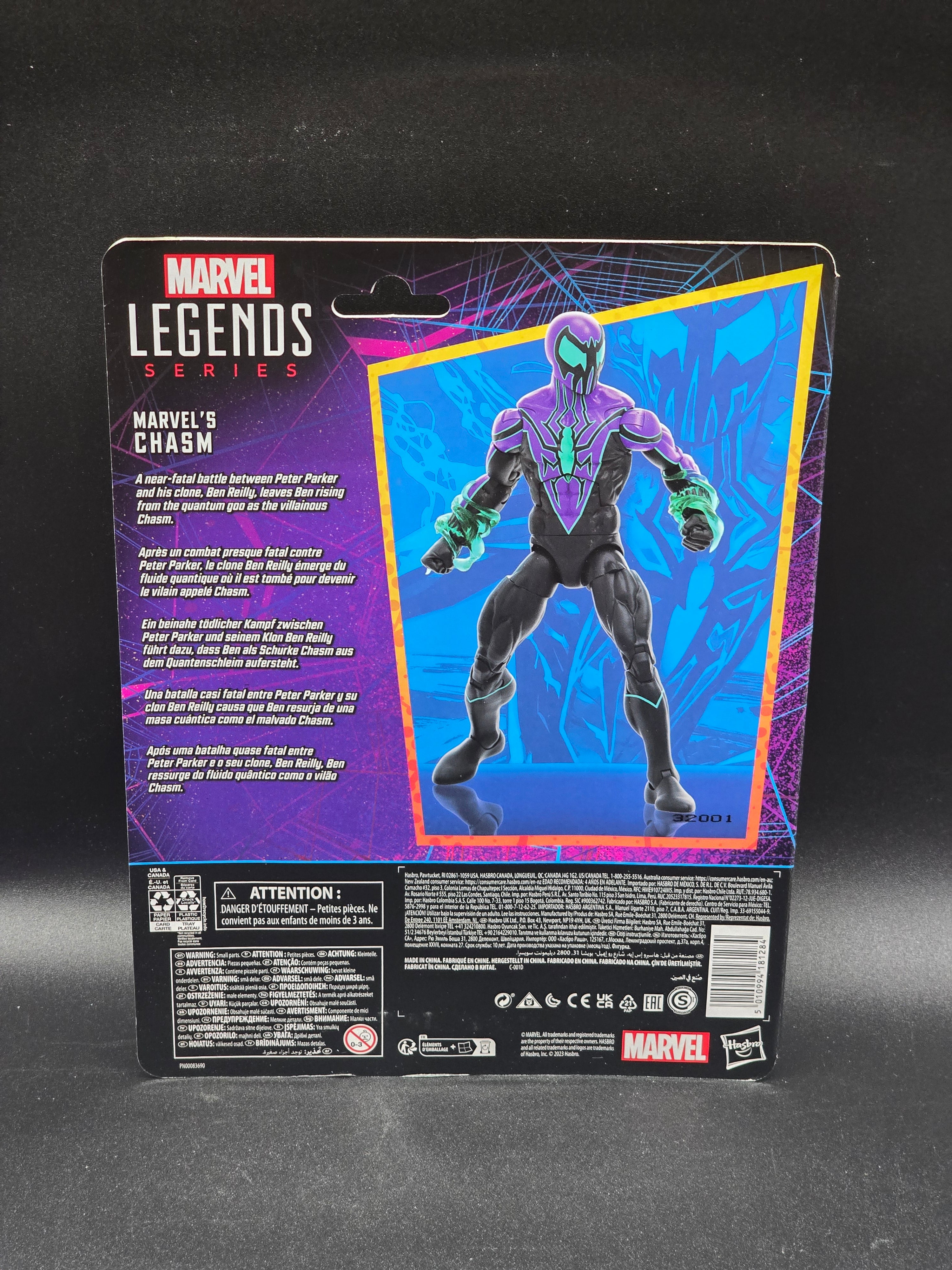 Chasm Marvel Legends Spider-Man Retro Figure MOC | Hasbro Ben