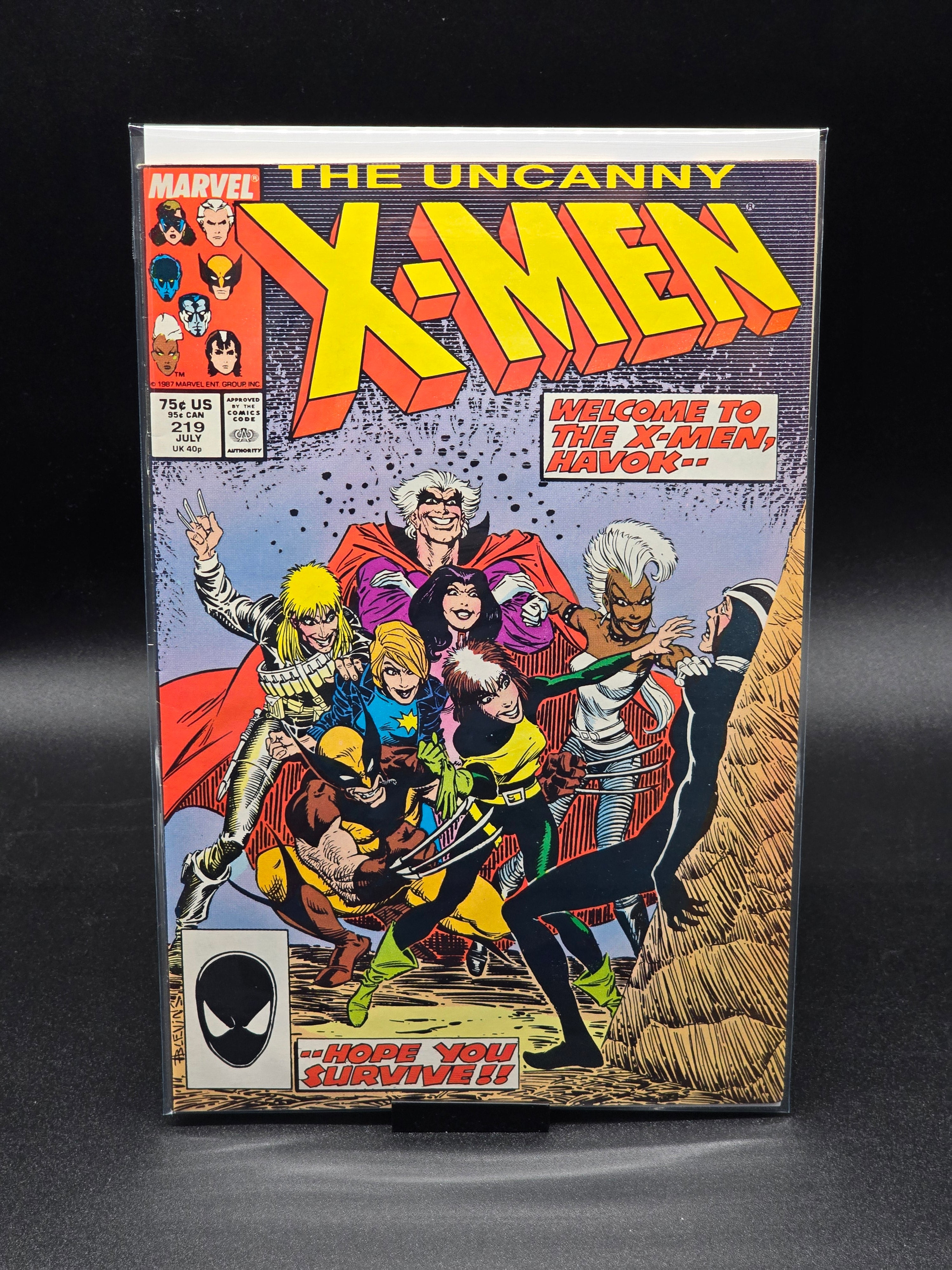 The Uncanny X-Men #219 1987