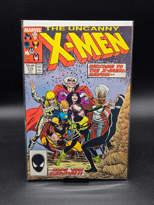The Uncanny X-Men #219 1987