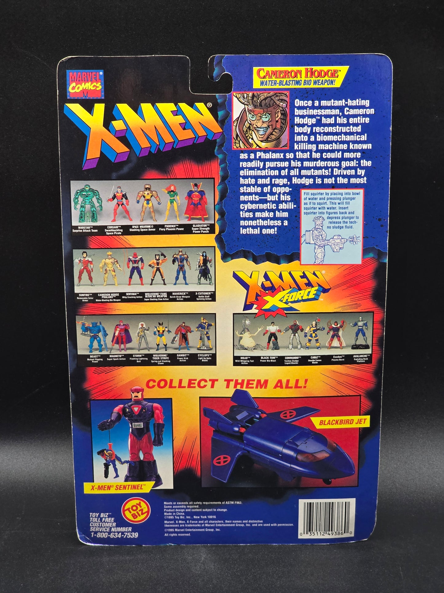 Cameron Hodge X-Men 1995 Toybiz