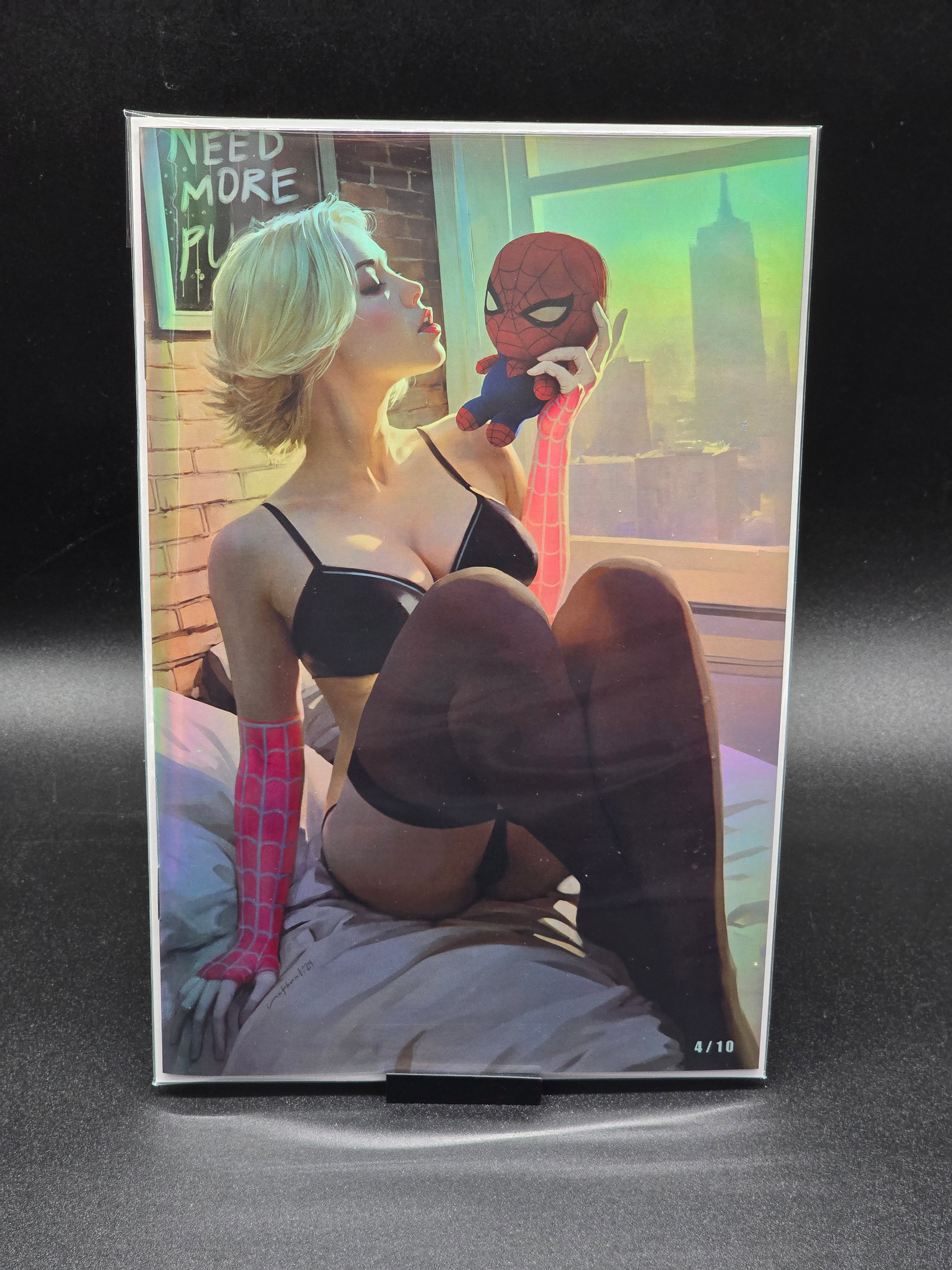 NATHAN LORENZANA 9 – HOMAGE TO IVAN TALAVERA’S SPIDER-GWEN (Foil cover A virgin)