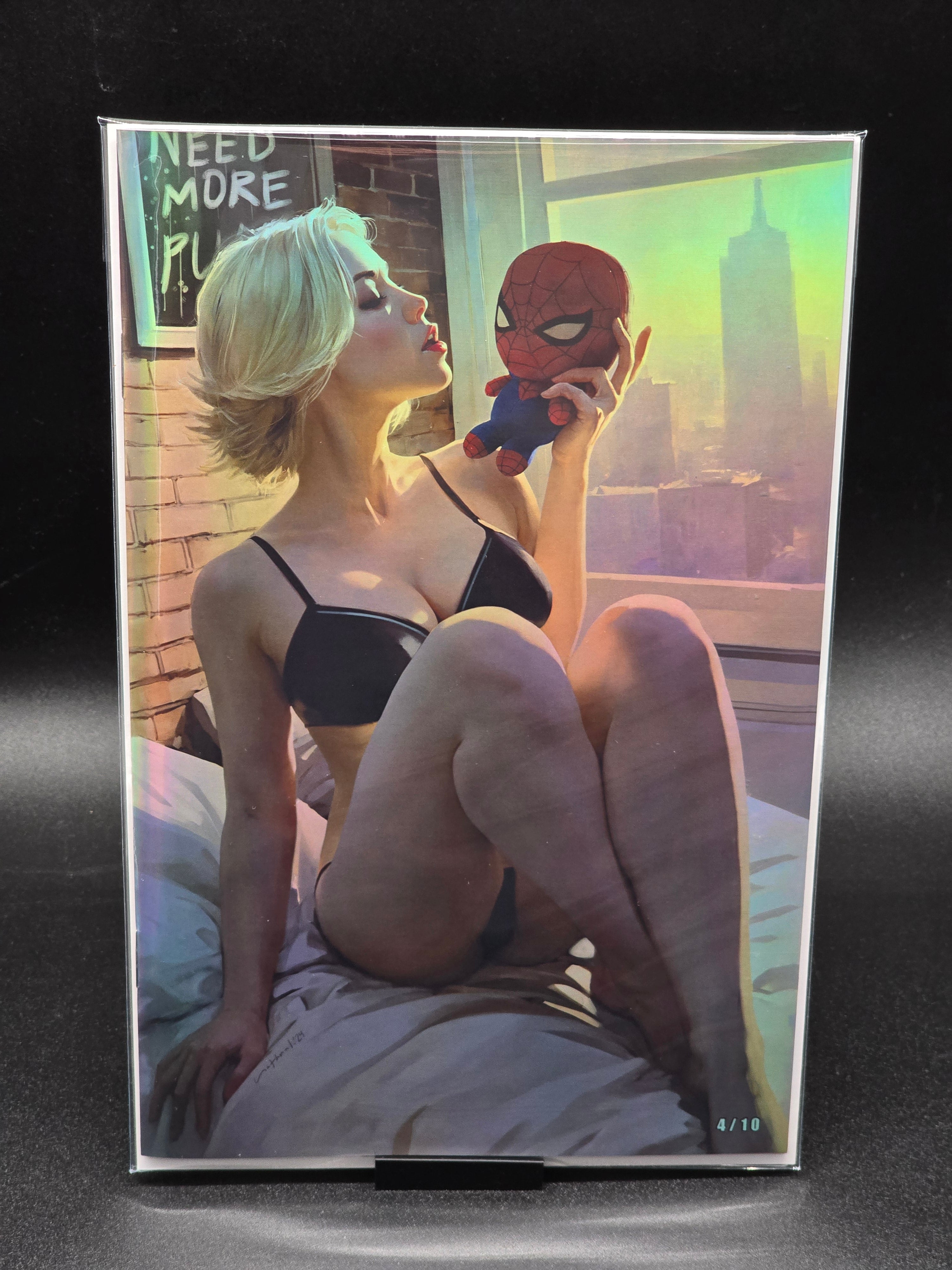 NATHAN LORENZANA 9 – HOMAGE TO IVAN TALAVERA’S SPIDER-GWEN (Foil cover D virgin)