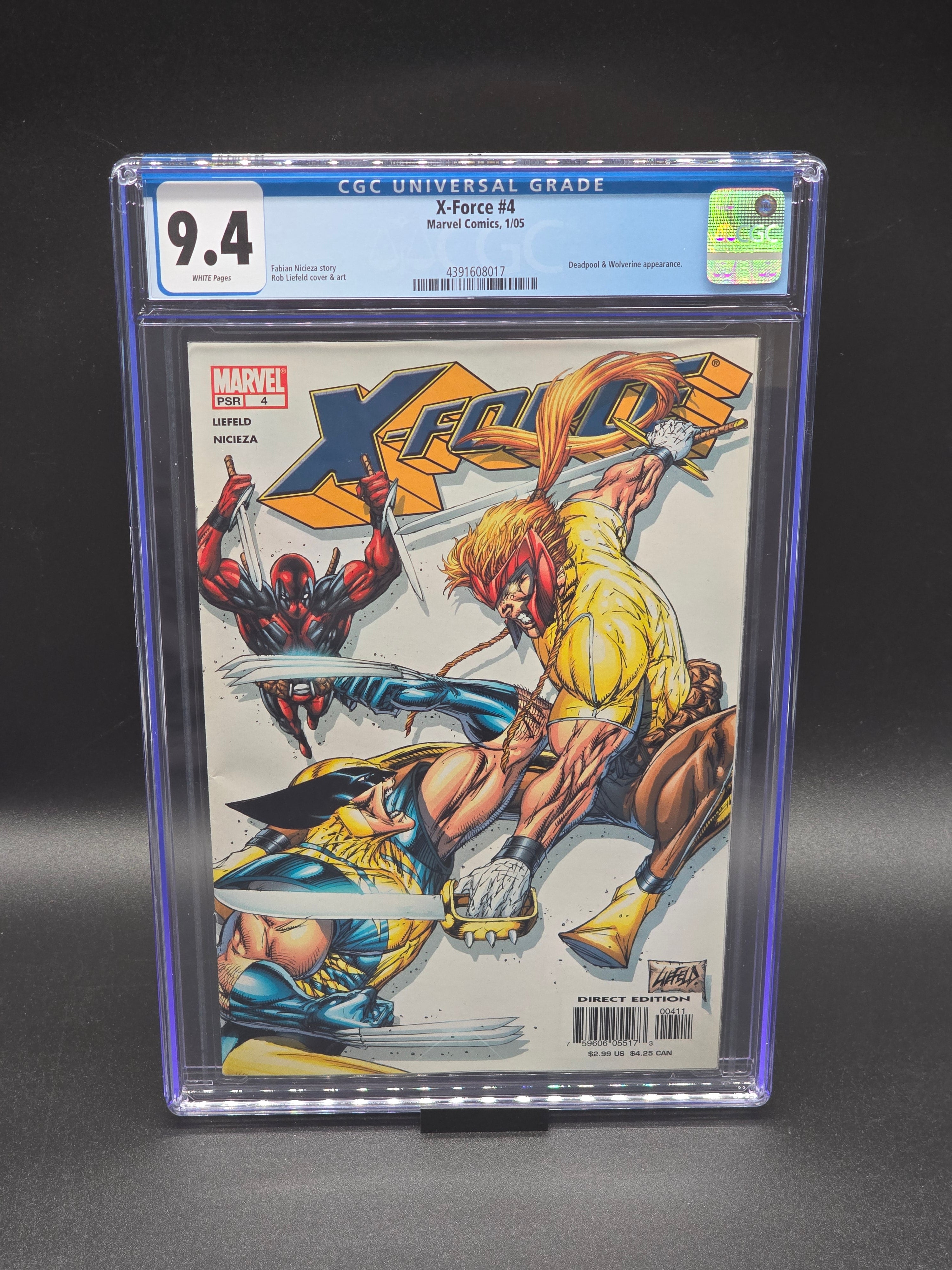 X-Force #4 1/05 CGC 9.4