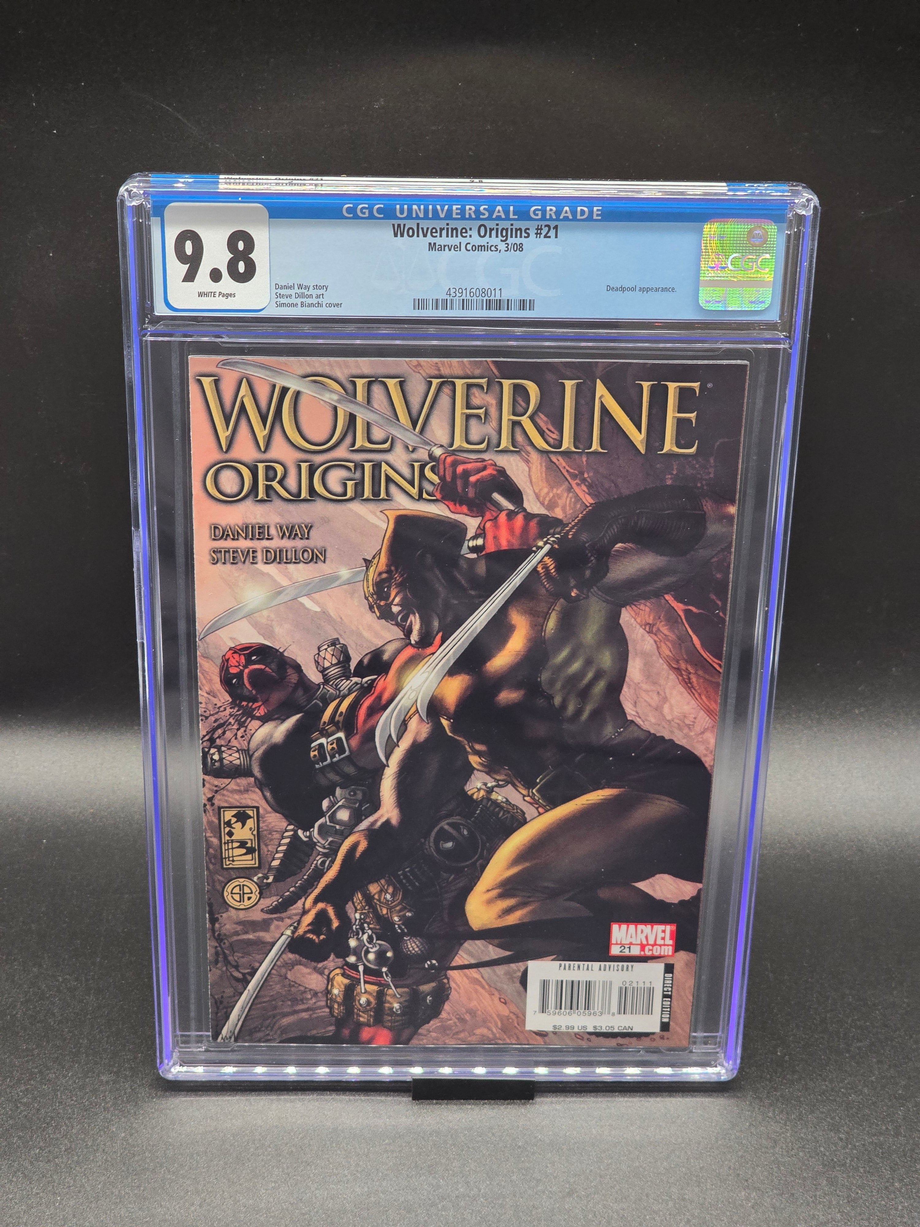 Wolverine: Origins #21 3/08 CGC 9.8