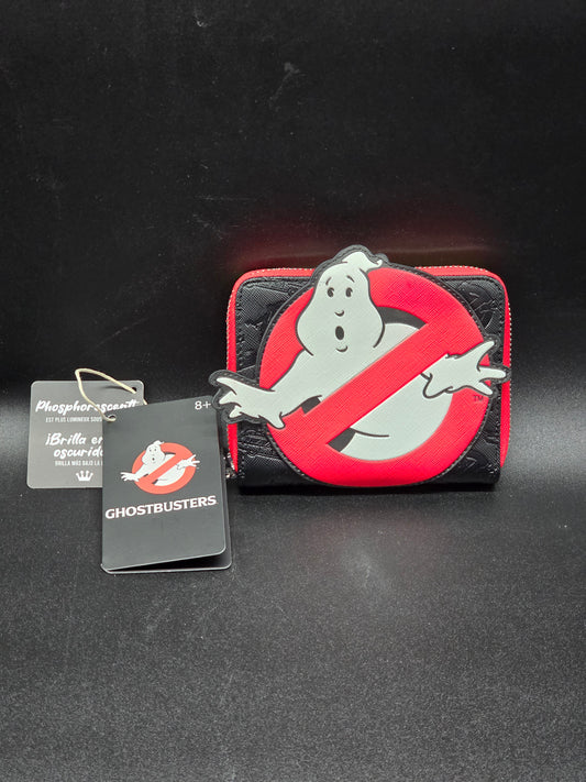 Ghostbusters No Ghost Logo Glow-in-the-Dark Zip-Around Wallet - Loungefly
