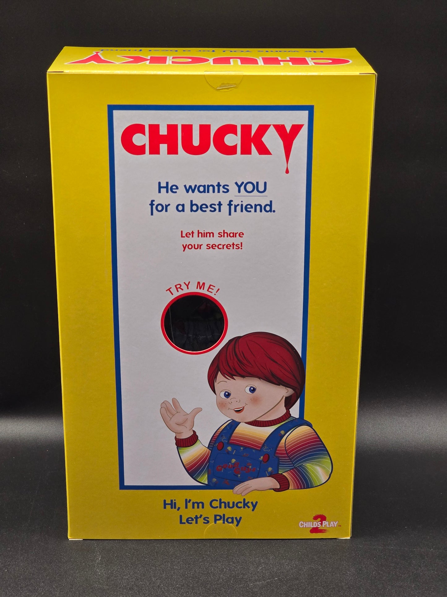 Chucky Child's Play 2, 15" Mega Scale Sneering Chucky Talking Doll M.D.S. Figures