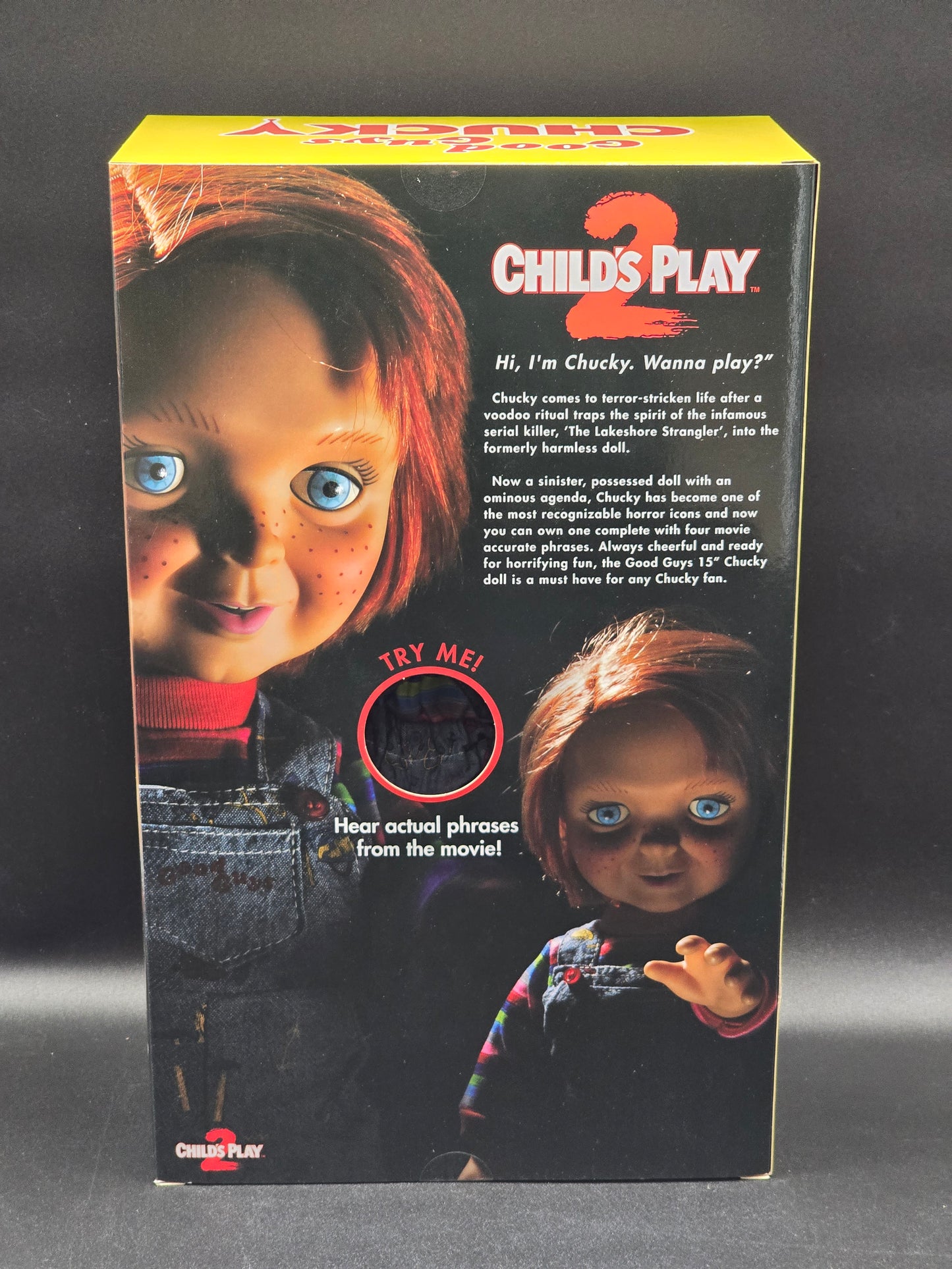 Chucky Child's Play 2, 15" Mega Scale Good Guys Chucky Talking Doll M.D.S. Figures