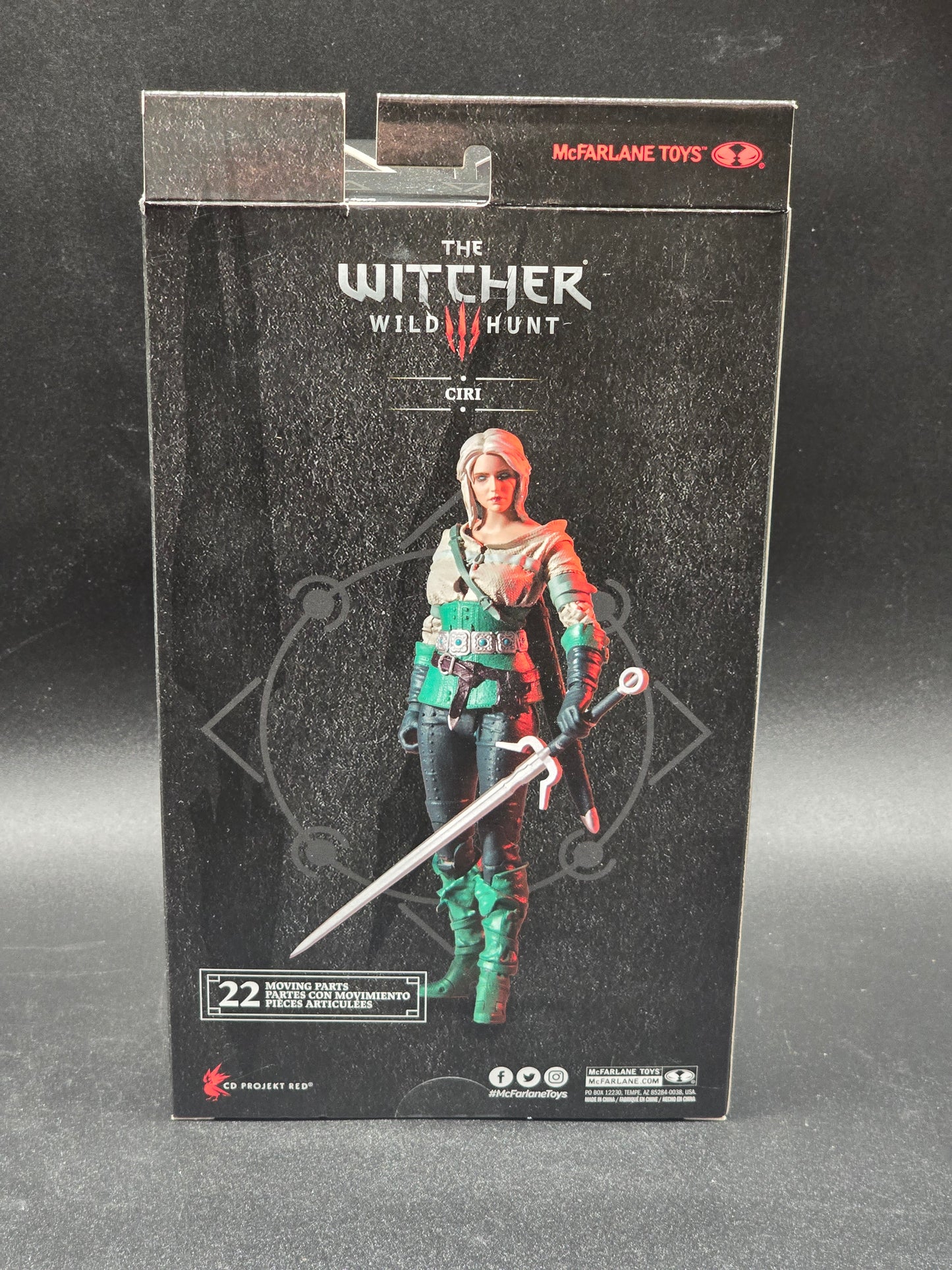 Ciri The Witcher 3 Wild Hunt McFarlane (blue variant)