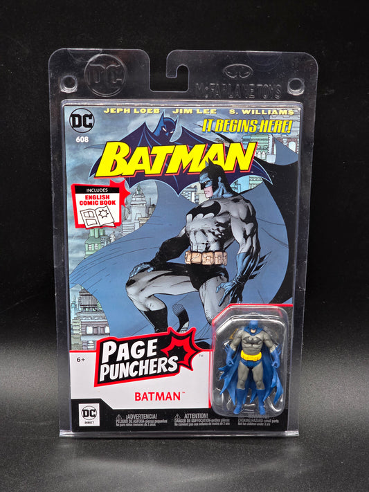 BATMAN 3″ FIGURE WITH COMIC Page Punchers McFarlane