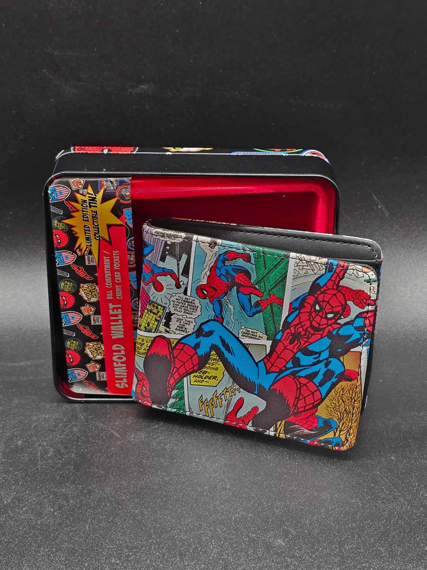 Spider-Man Comics Panel Bi-Fold Wallet