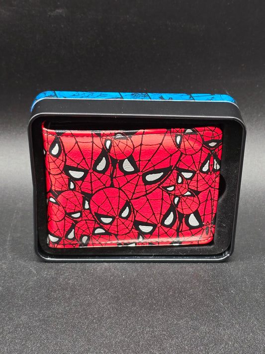 Spider-Man Face Stacked Bi-Fold Wallet