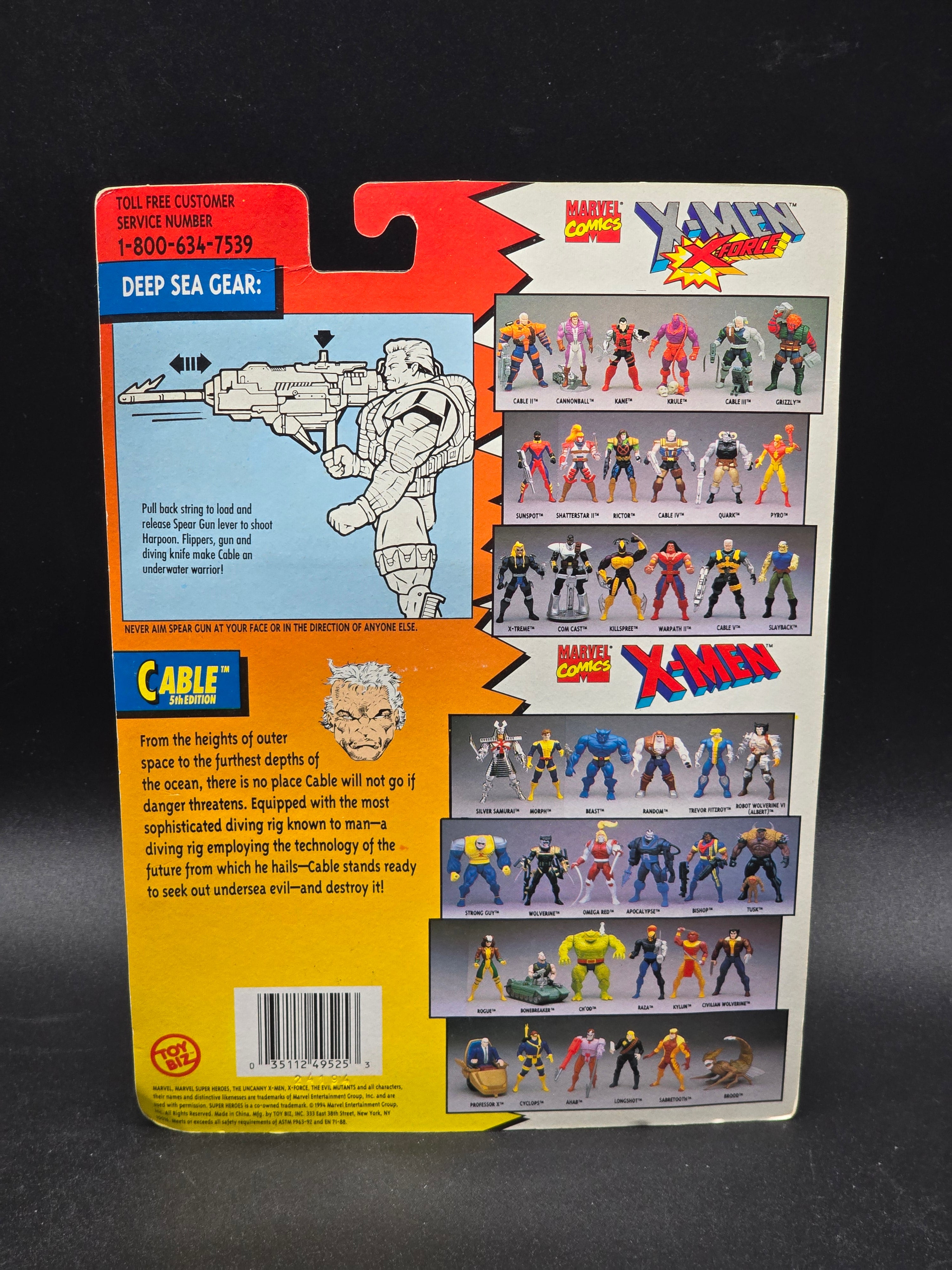 Cable 5th Edition X-Men/X-Force Toybiz 1994 – Uncanny Toys & More
